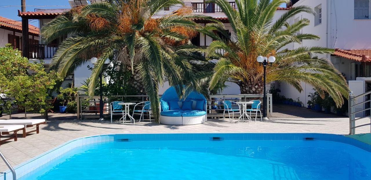 Hotel Mando Marathokampos Bagian luar foto